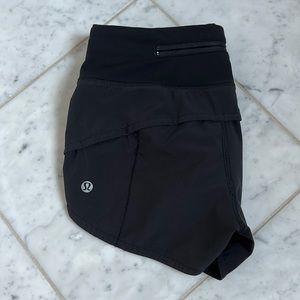 Lululemon 2.5 low rise black speed ups ~ SIZE 0